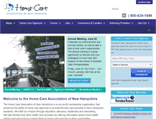 Tablet Screenshot of homecarenh.org